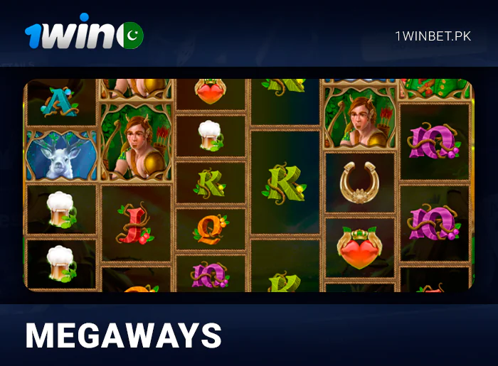 Megaways casino games in 1Win Pakistan