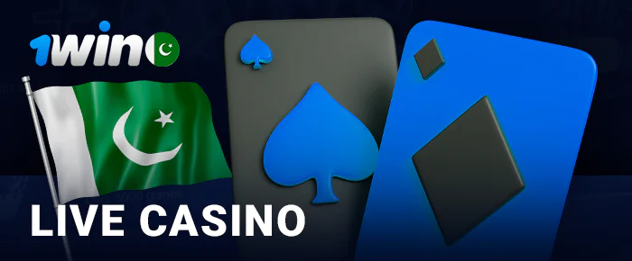 Live Casino Section of 1Win Pakistan